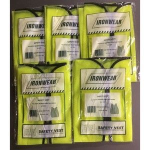Ironwear safety vest Style No: 1260 Bundle Of 5.